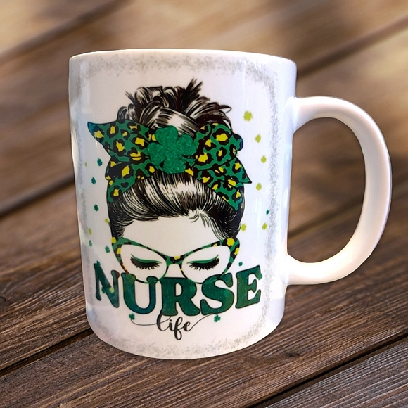 Cricut Other - Nurse Life"  Handcrafted Ceramic Mug